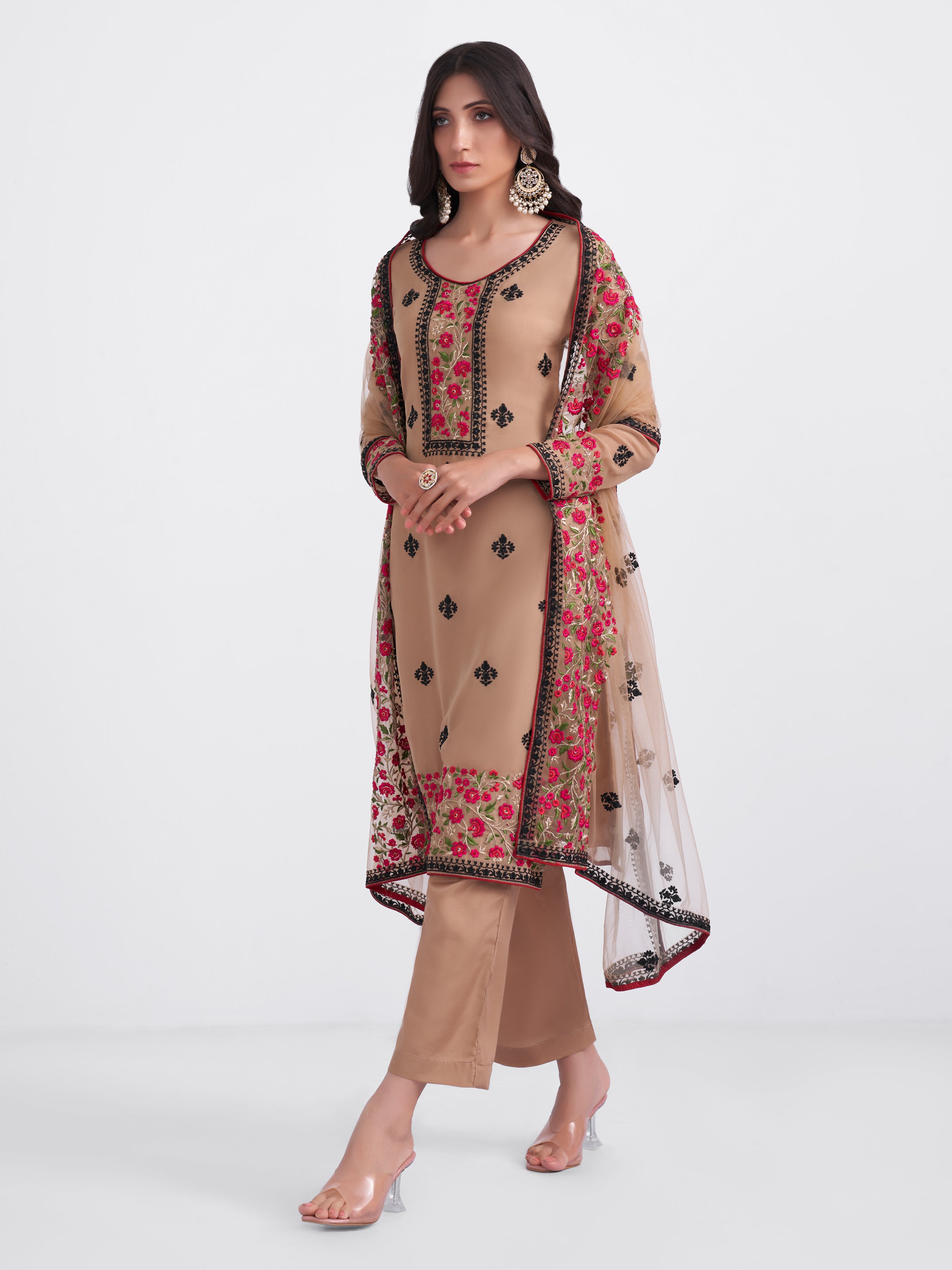 Alizeh 3029 straight pant pakistani salwar suit
